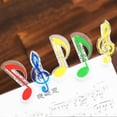 thumbnail image 4 of YAOMOBB Pince à Notes en Forme de Balance Musicale Pince à Notes en Forme de Balance Musicale Réutilisable Creux Portable Pince Mémo Index Marque-Page Livre Bureau École Papeterie, 4 of 7