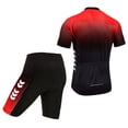 thumbnail image 2 of Men's Summer Short Suits Cycling Set Cycling Jersey with 5D Padded Riding Shorts Quick Dry Breathable Cycling Jersey Set for Outdoor Sport Cycling Biking, 2 of 7