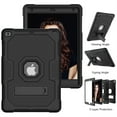 thumbnail image 4 of SaniMore for iPad 10.2 inch 9th/8th/7th Generation (2021/2020/2019) Back Case Hidden Kickstand Heavy Duty Protective Shockproof Case for iPad 10.2 inch 9th/8th/7th Gene (2021/2020/2019), Black, 4 of 6