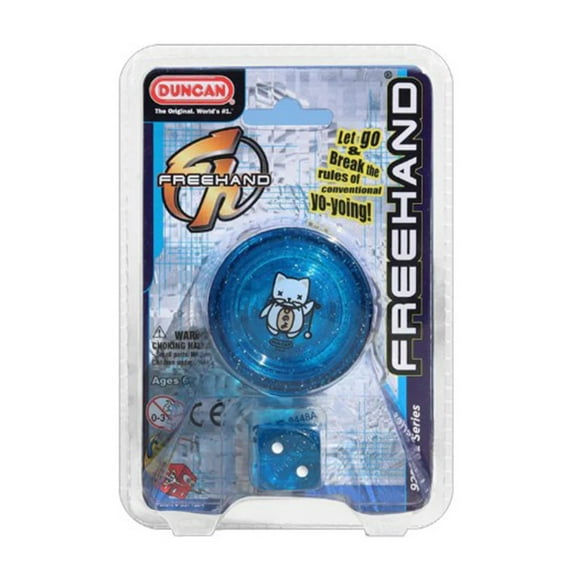 Duncan Freehand ONE Yo-Yo - Iconic Butterfly Shape - Polycarbonate YoYo (Nekyo Blue Glitter)