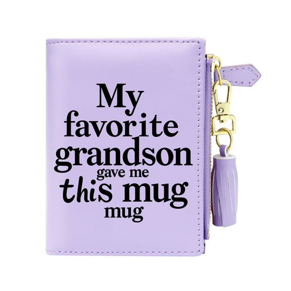 OIDERY Custom Design Small Wallets for Women Bifold Slim Coin Purse Zipper ID Card Holder PU Leather Gift for Family,Friends