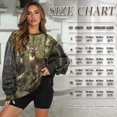 thumbnail image 6 of Garronmavis Camo Pullover for Women Oversized Deer Camo Hunter Crewneck Loose Fit Fall Winter Outfits with Pockets Pullover for Women, Size S, 6 of 6