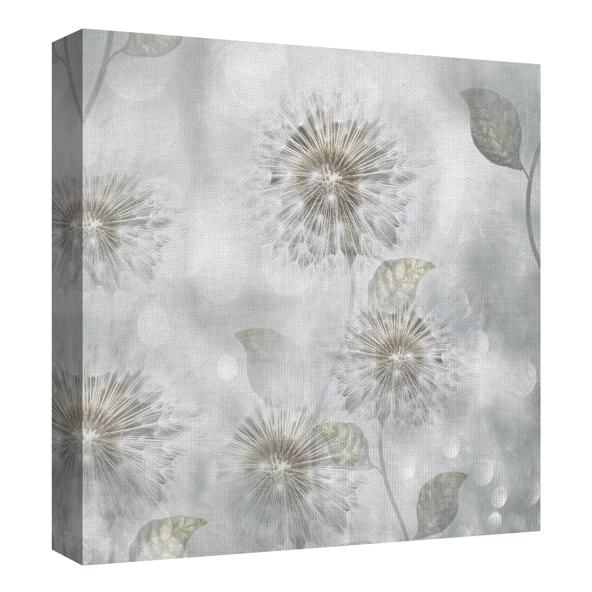 Masterpiece Art Gallery Blowing Dandelion Wishes II by Irene Weisz Canvas Art Print 24" x 24"