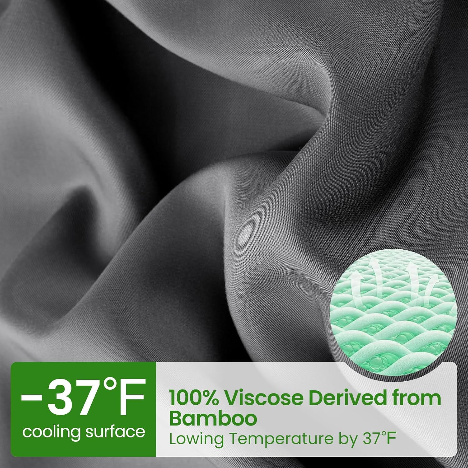 Cooling Bed Sheet 100% Viscose Derived from Bamboo Sheet Set 4 Piece Queen Size,Fit Up to 16" Deep Mattress, 1800 TC Sheet Super Soft Silky Smooth,Breathable Cool Bedding (Queen Olive Green)