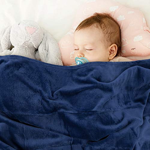Outdoor Grey, 30x40 EMME Baby Blanket Soft Fuzzy Blanket for Baby Faux Fur Blanket Plush Warm Receiving Blanket for Girl and Boy Cozy Blanket for Crib Nap Stroller 