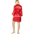 thumbnail image 2 of Intimo Womens Poly Charmeuse Robe, 2 of 4