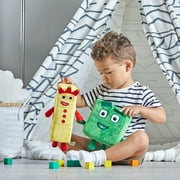 hand2mind Numberblocks® Three and Four Playful Pals 8 and 12 Plush Toys, (2 Pieces)