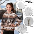 thumbnail image 6 of Pzuqiu Horse Hooded Sweatshirts for Girls Size 10-11 Comfortable Lightness Children's Long Sleeve Sweatshirt Practical Fall Outfits Fashion Clothing Versatile for Everyday Wear, 6 of 7