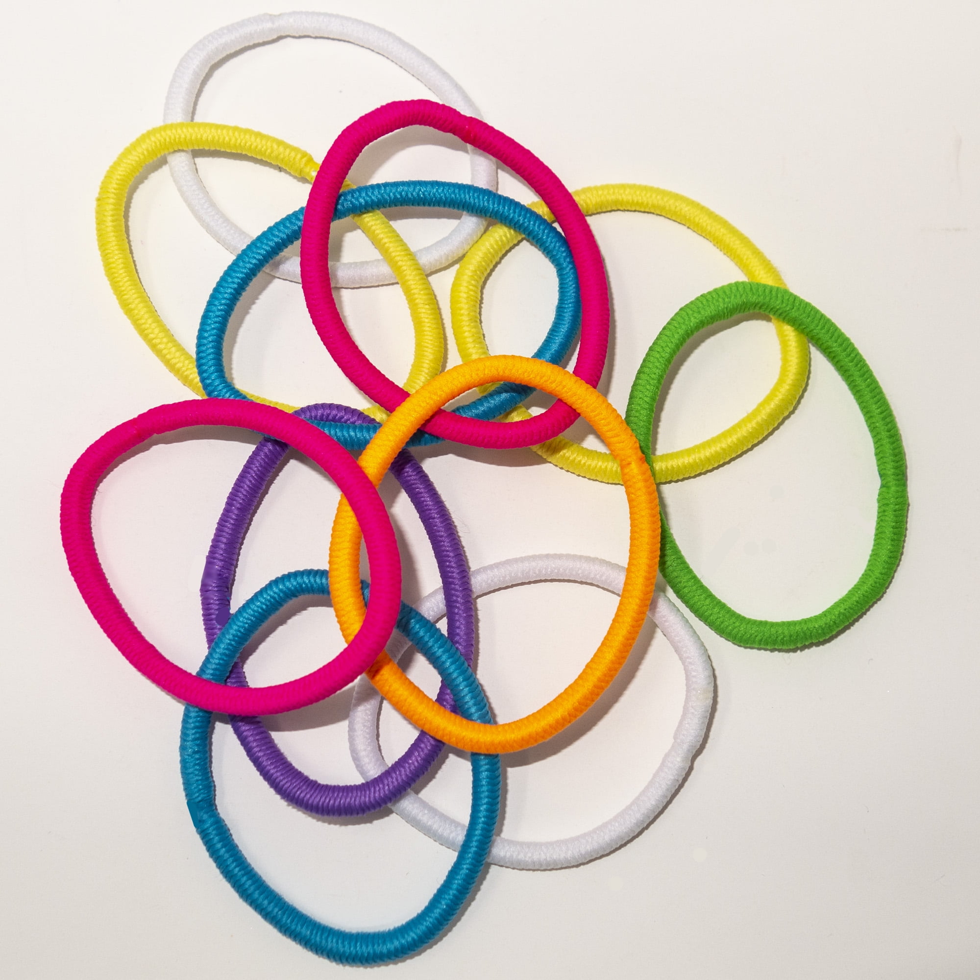 Conair Scunci No Damage Hair Ties, Neon, 15 count