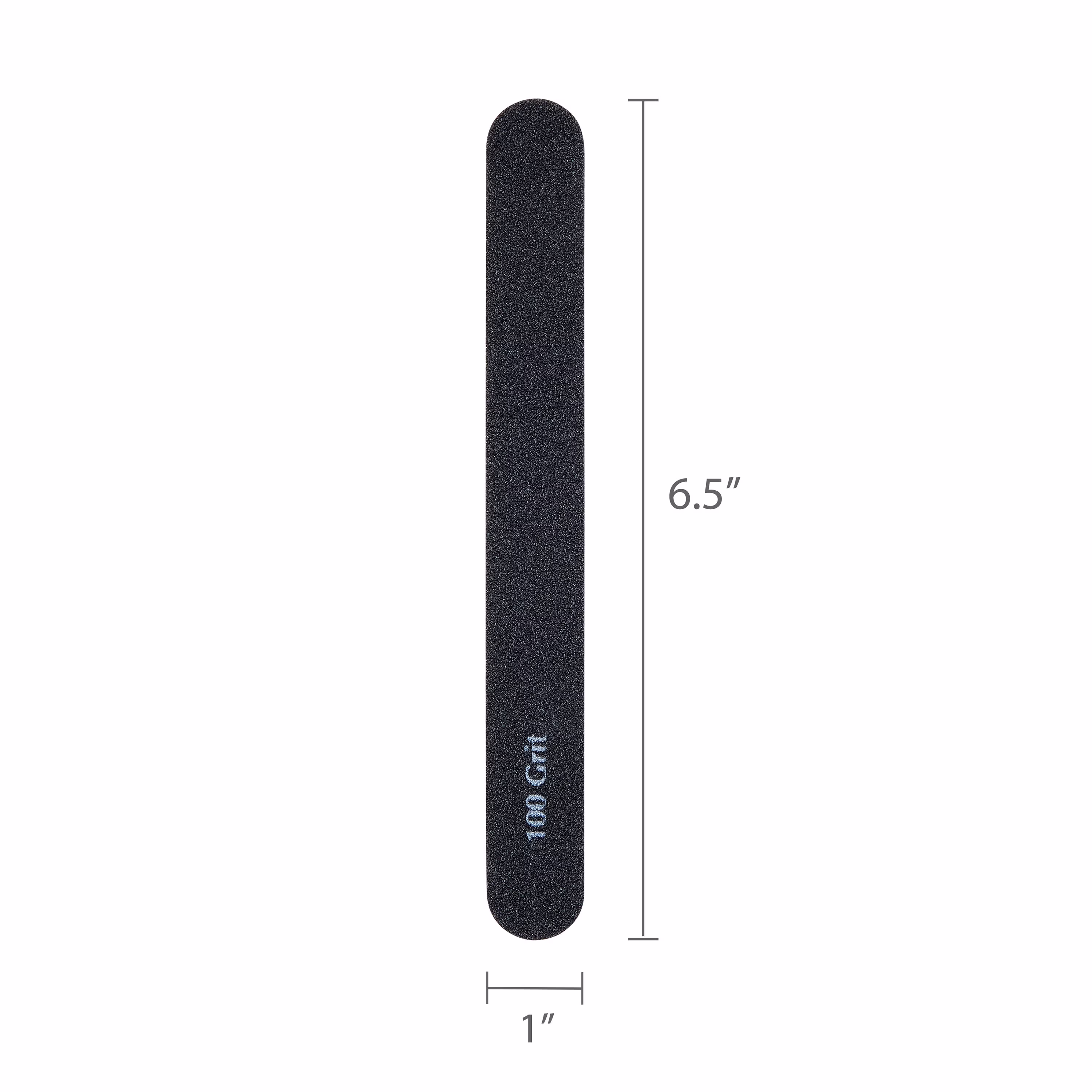 (10 pack) Equate 100/180-Grit Salon-Style Files, Black, 2 Count