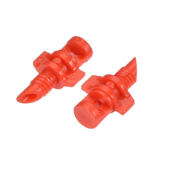Uxcell PP 360 Degree Micro Spray Misting Nozzle Sprinkler Red for Irrigation 30 Pack