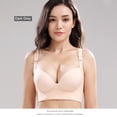 thumbnail image 4 of Qarigey Sujetador con forma de sujetador para mujer, sostén de realce, 7 filas, ropa interior de postura cómoda, Bralette y fino para fajas Color de piel 34/75CDE, 4 of 6