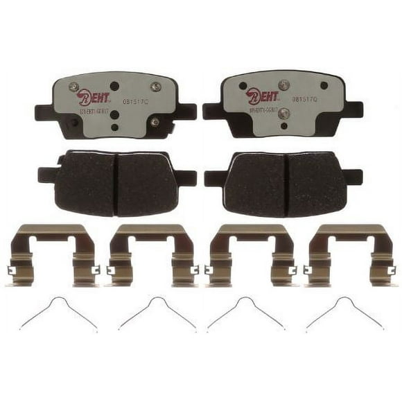 Raybestos Brakes Brake Pad EHT1914H Element3; OE Replacement; Hybrid Technology; Includes Mounting Hardware