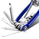 thumbnail image 4 of Juego de herramientas de reparación de neumáticos de bicicleta de montaña multifuncional removedor de cadena de combinación de bicicleta portátil azul, 4 of 5