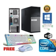 Dell 9020 TOWER PC DESKTOP i7 3.4GHz 16GB 500SSD+1TB Win 10 DISPLAYPORT TO HDMI Adapter FREE LED Keyboard & Mouse