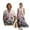 Ink Lotus, variant on FOR U DESIGNS Crane Forest Print Matchable Couples' Outfit Sleeveless Womens Linen-Like Shirt with Pocket Mens Button Down Shirt for Travel