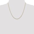 thumbnail image 2 of 14k Yellow Gold 20 Inch 1.45mm Cable Chain Necklace Pendant Charm Round Link, 2 of 9