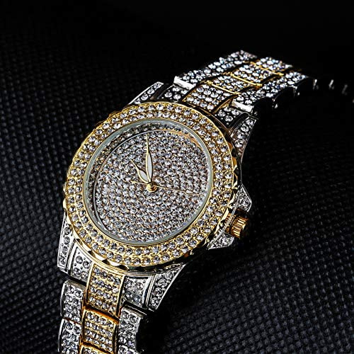 Smalody Round Luxury Women Watch Crystal Rhinestone Diamond