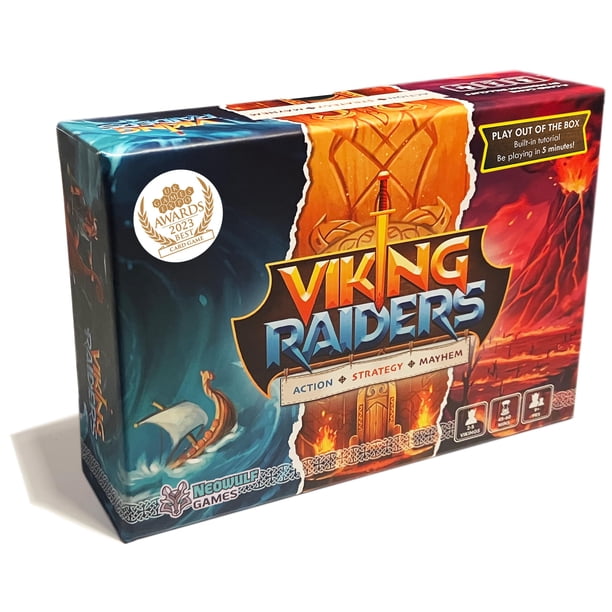 Juego de cartas estratégico Viking Raiders para 2 a 5 jugadores, 9+