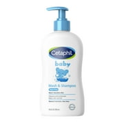 Cetaphil Baby Moisturizing Shampoo and Body Wash with Aloe Vera and Natural Calendula, 13.5 fl oz