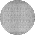 thumbnail image 1 of Ahgly Company Indoor Round Oriental Gray Traditional Area Rugs, 4' Round, 1 of 4