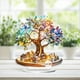 thumbnail image 4 of Arbol de colores, árbol plano, decoración para hogar, sala de estar, escritorio, dormitorio, estilo moderno, material metalico, diseño 2D, portátil, para oficina, árbol decorativo, árbol, 4 of 7
