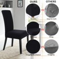 thumbnail image 4 of Fundas elásticas para sillas de comedor, fundas protectoras para sillas Parsons de spandex suave, funda protectora para muebles para comedor, cocina, hogar, hotel, 4 of 6