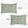 thumbnail image 2 of Naloa Autumn Branches Fox and Mushrooms Pillowcase, Throw Pillowcase, Wrinkle-Free, Stain-Resistant with Hidden Zipper for Bedroom Sofa-14"x20", 2 of 6