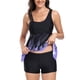 thumbnail image 3 of WILLBEST Traje de Baño para Mujer, control de Abdomen, Nuevo Traje de Baño Europeo y deportivo, Bikini Dividido con degradado y Cinturón Tejido para Mujer, 3 of 4