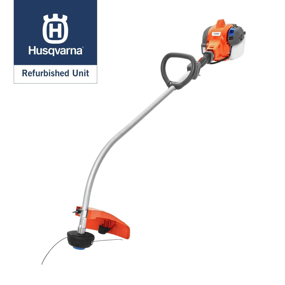 Restored Husqvarna 970694602 130C 28cc 17 in. Cutting Width Gas String Trimmer (Refurbished)