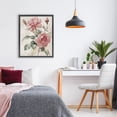 thumbnail image 2 of Stupell Industries Pink Watercolor Roses and Buds Black Framed Floater Canvas Wall Art, design by Petal Prints Design, 2 of 9