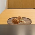 thumbnail image 5 of STRANDCHIC Japanese Style Brown Wood Snack Serving Tray 1-Pack for Kitchen, Dining, and Entertaining, 5 of 8