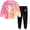 a142-Hot Pink, variant on yboeqw Girls Fall Winter Outfit Sets, Long Sleeve Gifts Casual Kids' Casual Clothing Sets for 2-8 Years,Size 2-3 Years