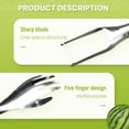 thumbnail image 4 of 2 In 1 Stainless Steel Fruit Cutter Upgeade Portable Head Stainless Steel Watermelon Cutter Summer Watermelon Cutting Artifact Fruit Forks Slicer For Parties Camping, 4 of 9