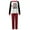 R-Red, variant on Christmas Family Matching Outfits Cute Fawn Print Pajamas Comfortable Casual Wear for Everyone