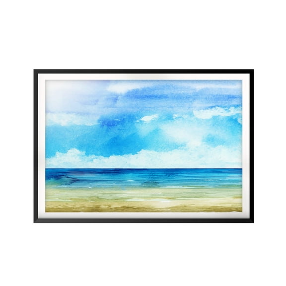 Beaches 5 x 7 UNFRAMED Print Water Color Wall Art