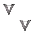 thumbnail image 3 of Thinsony 1/2/3/5 Baroque Trendy V-shaped Pin - Exquisite Electroplating Process Clothes Accessories silvery 2PCS, 3 of 6
