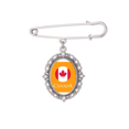 thumbnail image 1 of Canada North American Maple Vancouver Brooch Pin Dress Shirt Shawl Clips, 1 of 3