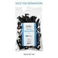 thumbnail image 2 of ForPro Sole Toe Separators - Black Luxurious Foam Separators - Individual Toe Separators for Pedicures – 144-Count, 2 of 7