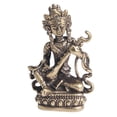 thumbnail image 1 of Estatua de latón envejecido de Miao Yin Tian Nu de 26 mm con llavero, 1 of 3