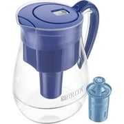 Brita Monterey Plastic 10-Cup Blue Water Filter Pitcher