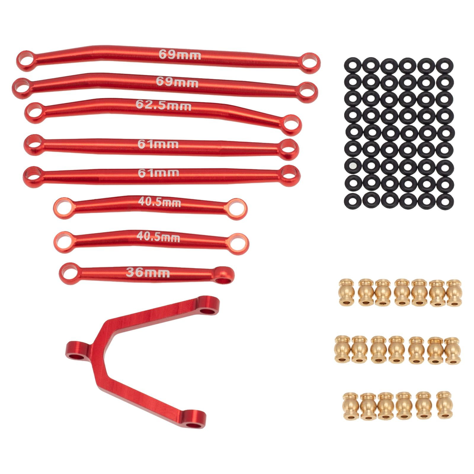 KLKCMS 1:24 Link Set Linkage Kit RC Crawler Easy to Install
