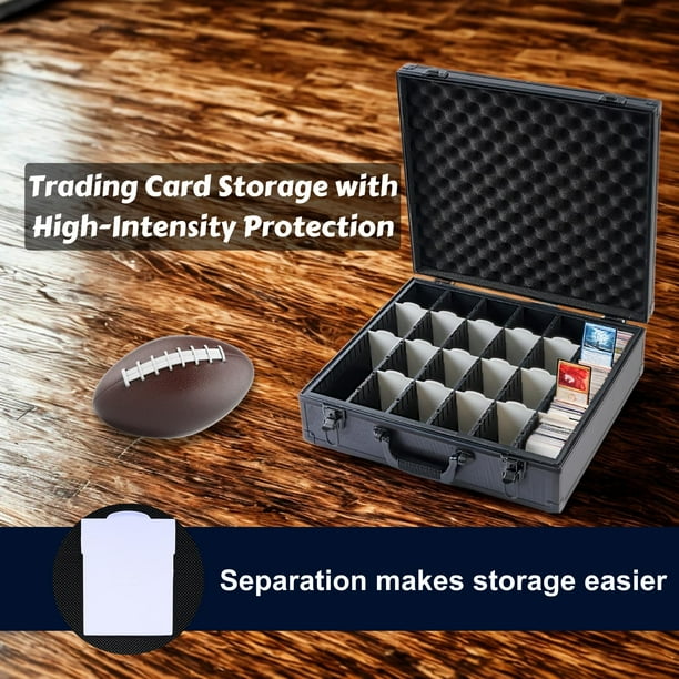 KUOOKING Premium Toploader Storage Box With Card Dividers