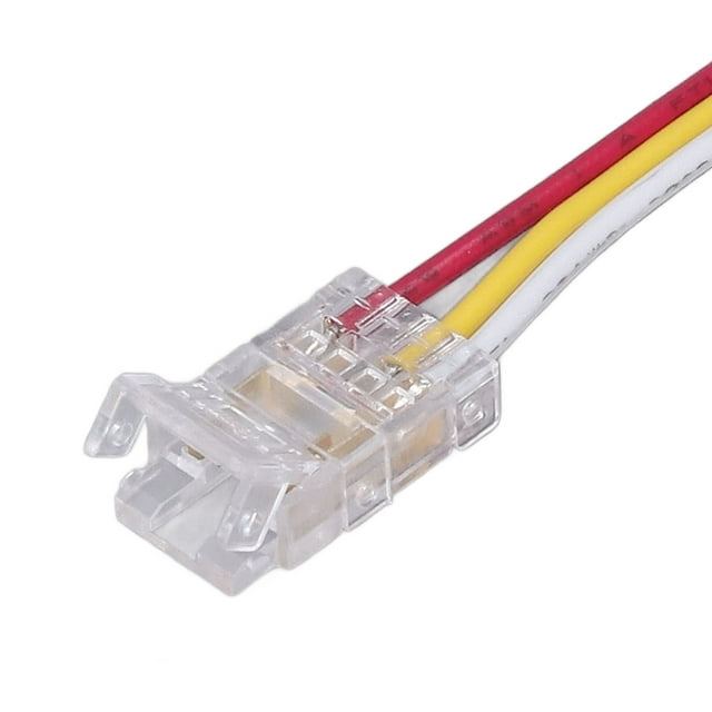 Conectores de tira de luz LED, 10 piezas Tira de luz LED Conectores de tira COBLED Conectores de tira de luz impulsados por el rendimiento