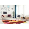 thumbnail image 2 of Linon Trio Bold Floral Hand Tufted Polyester 8'x10' Rug in Magenta Pink, 2 of 4