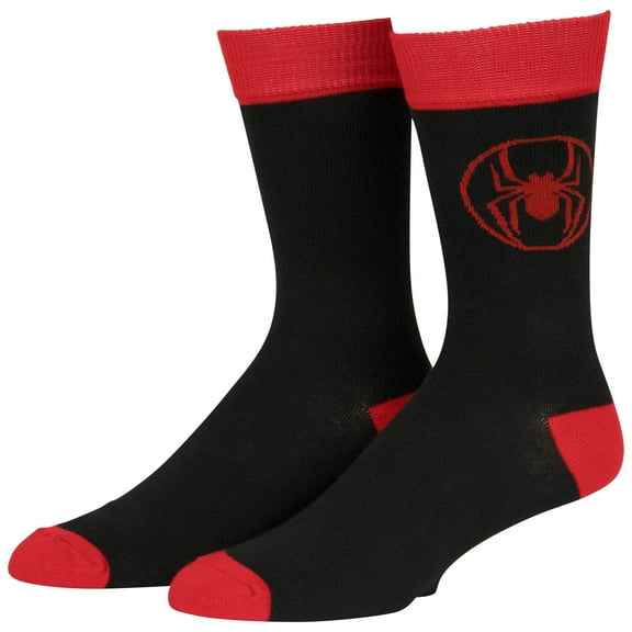 Miles Morales Spider-Verse Logo Crew Sock