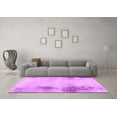 thumbnail image 3 of Ahgly Company Indoor Square Abstract Pink Modern Area Rugs, 7' Square, 3 of 4