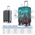 thumbnail image 4 of Hirioo Colorful Rainbow Glitter for Elasticity Suitcase Cover (No luggage Included) Durable Luggage Protector Fits 18-32 Inch Luggage-Small, 4 of 7
