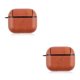 thumbnail image 2 of Seitruly Funda de cuero para auriculares, portátil, pequeña, profesional, funda para auriculares, mosquetón de repuesto para 3, marrón claro Type2 NO2, 2 of 6