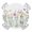 Multi, variant on Colorful Butterflies Round Tablecloth for 45-54 Inch Tables,Fitted Table Cover with Elastic Edge,Minilism Elegant Floral Spring Waterproof Outdoor Table Cloth Protector for Patio Garden Dinner Picnic